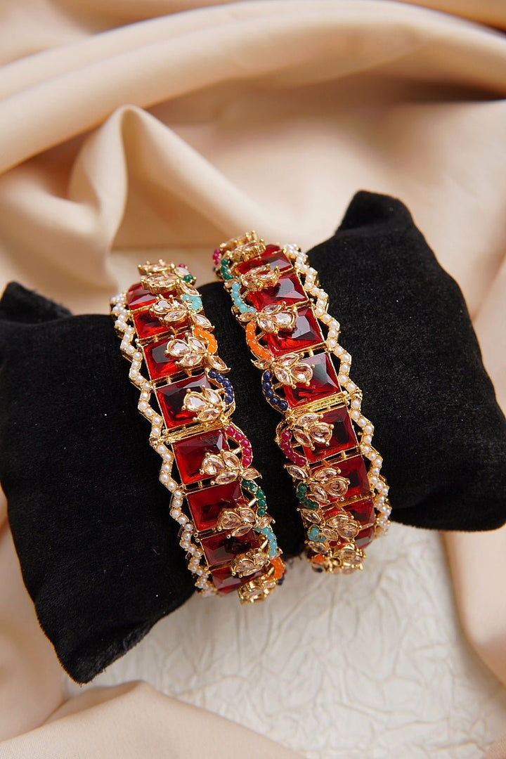 Cubic Zirconia Bangles Pair - RS ZEVARS