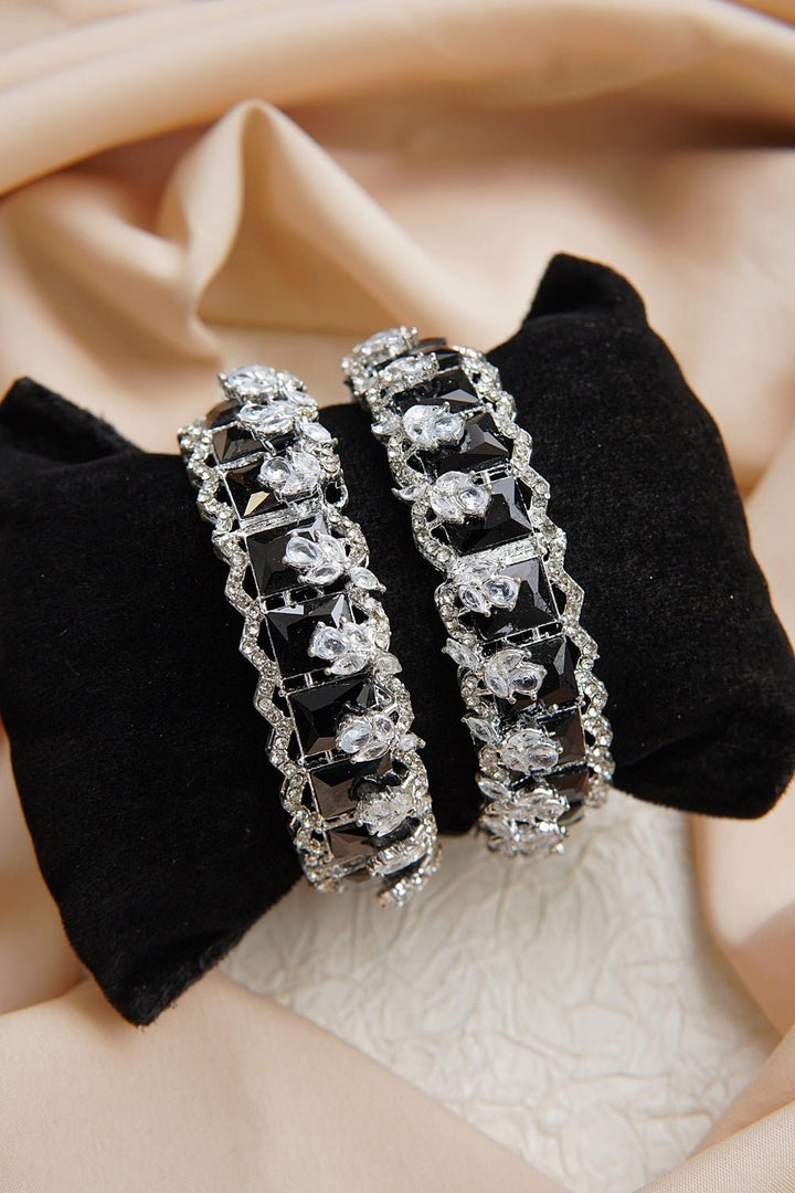 Cubic Zirconia Bangles Pair - RS ZEVARS
