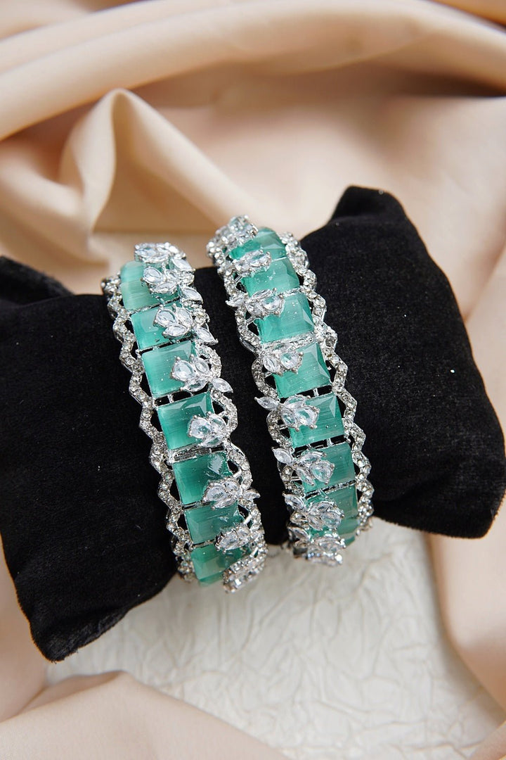 Cubic Zirconia Bangles Pair - RS ZEVARS