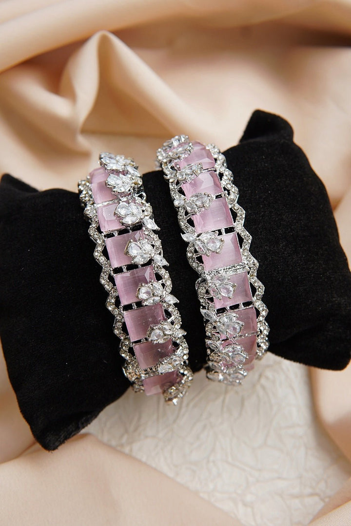 Cubic Zirconia Bangles Pair - RS ZEVARS