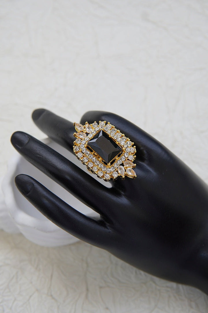 Cubic Zirconia Gemstone Ring - RS ZEVARS