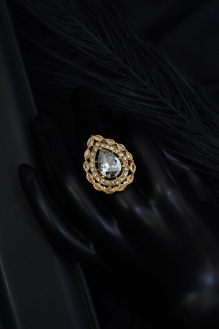 Turkish Cubic Zirconia Adjustable Ring | RS ZEVAR