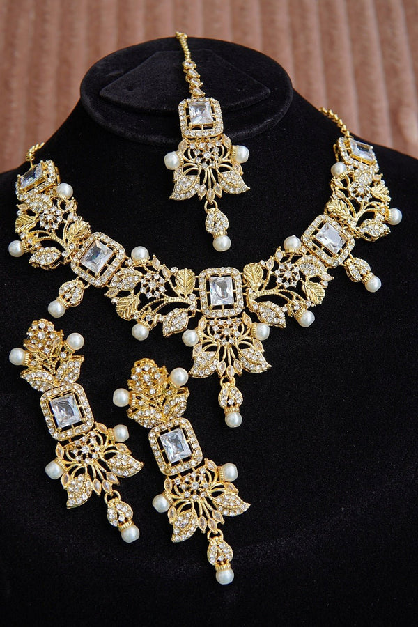 Designer Copper Haseen Necklace Set - RS ZEVARS