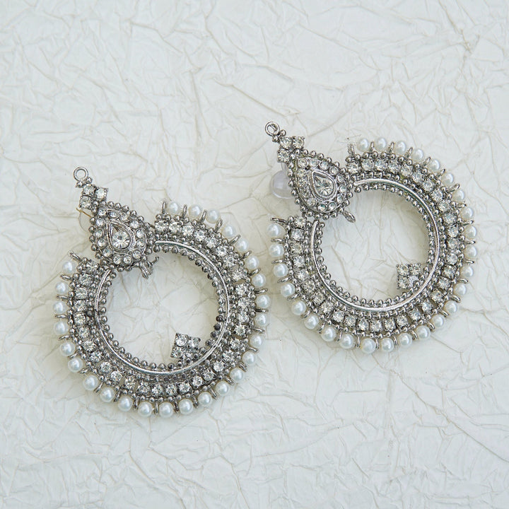 Designer Festive Wear Chand Bali Earrings - RS ZEVARS