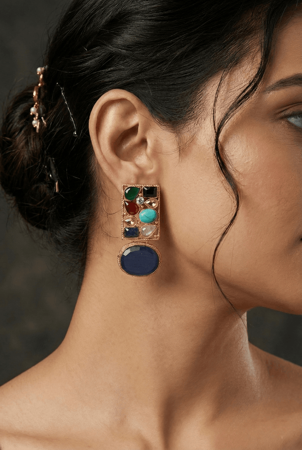 E3052 Trukish Studded Earing - RS ZEVARS