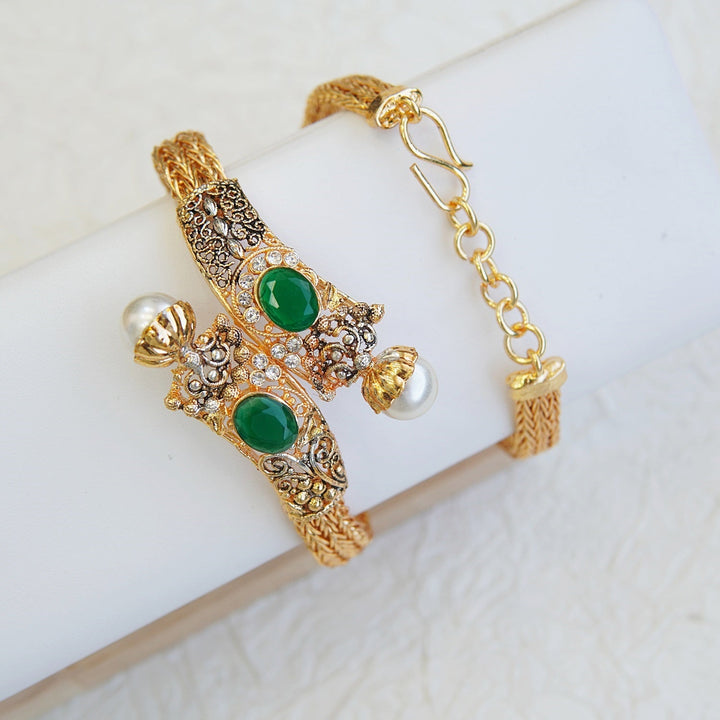 Egyptian Pearl Kara Bracelet - RS ZEVARS