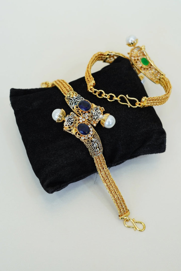 Egyptian Pearl Kara Bracelet - RS ZEVARS