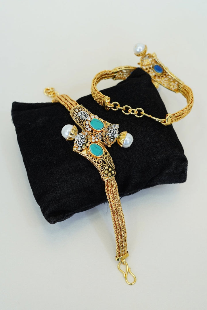 Egyptian Pearl Kara Bracelet - RS ZEVARS