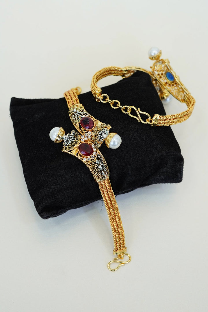 Egyptian Pearl Kara Bracelet - RS ZEVARS