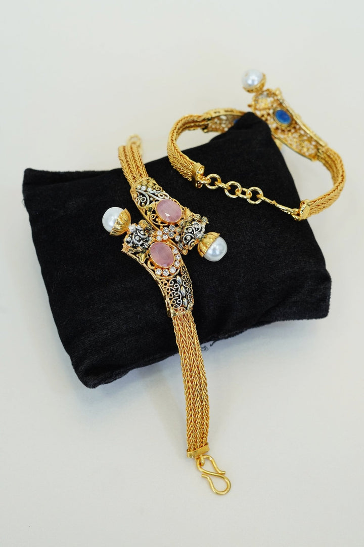 Egyptian Pearl Kara Bracelet - RS ZEVARS