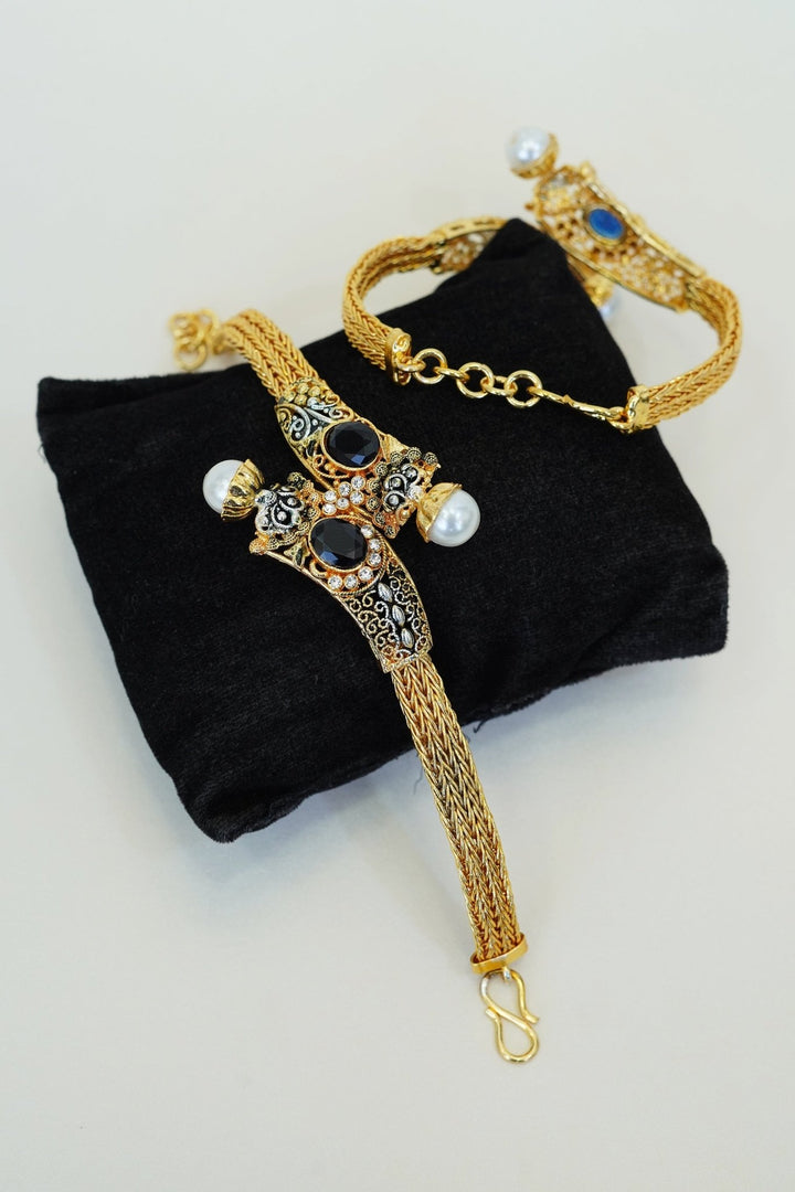 Egyptian Pearl Kara Bracelet - RS ZEVARS