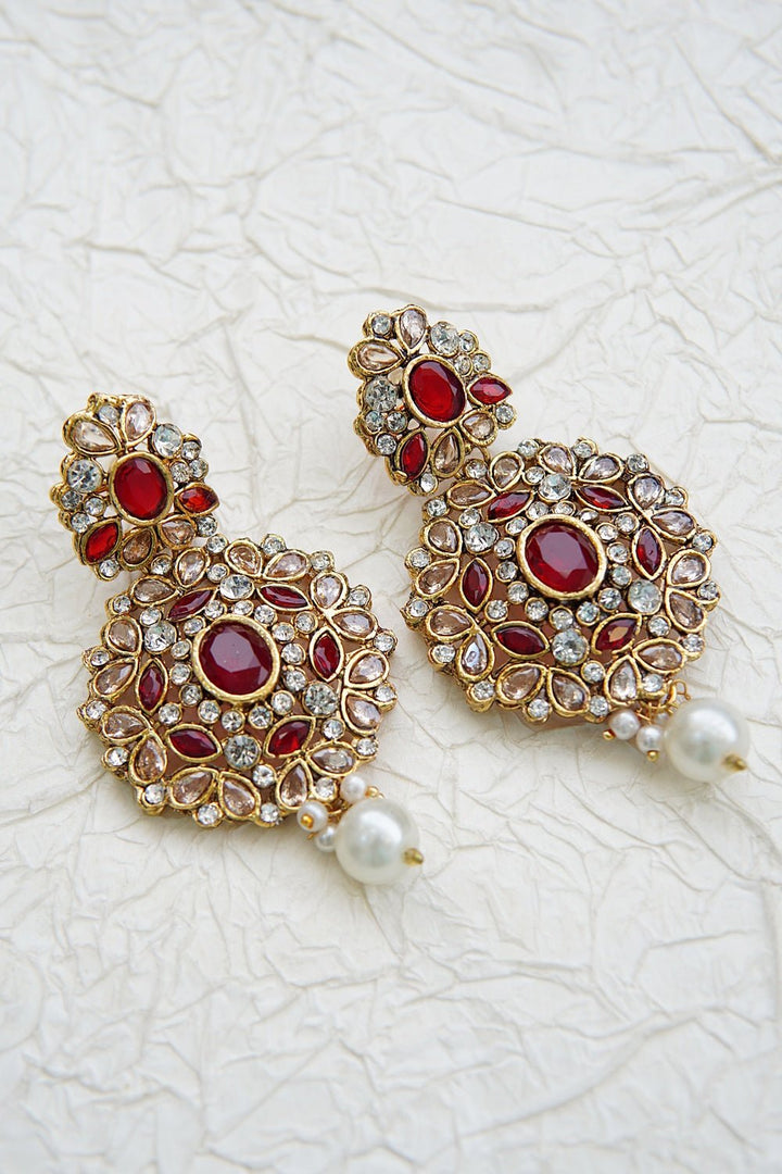 Egyptian & Polkis Earring - RS ZEVARS