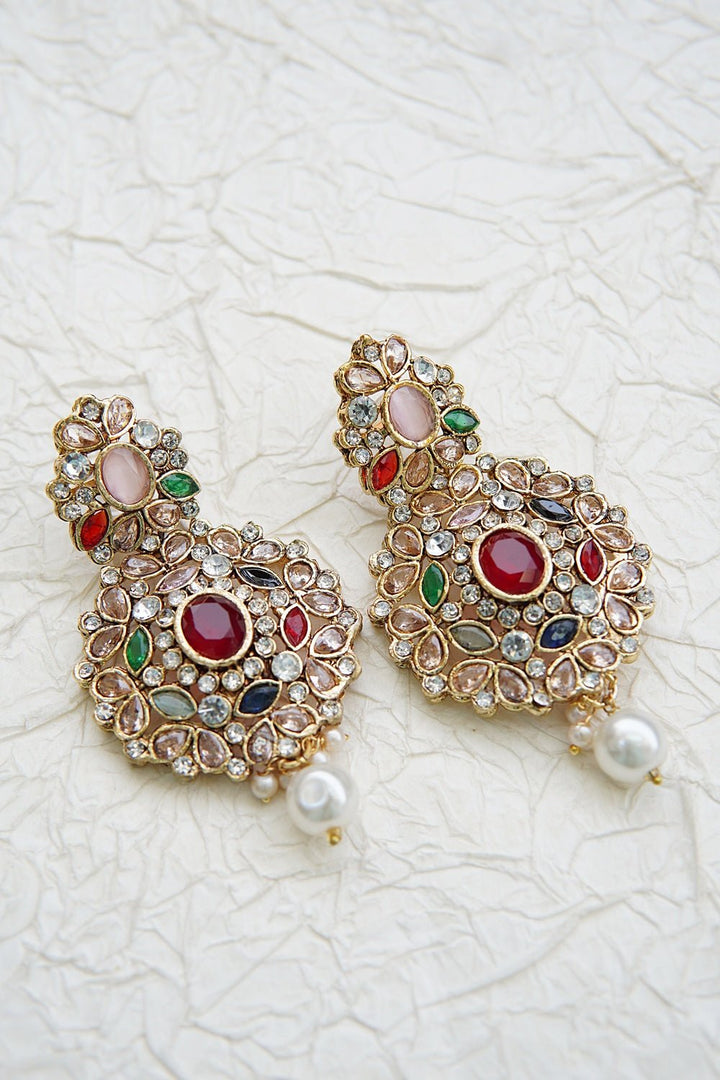 Egyptian & Polkis Earring - RS ZEVARS