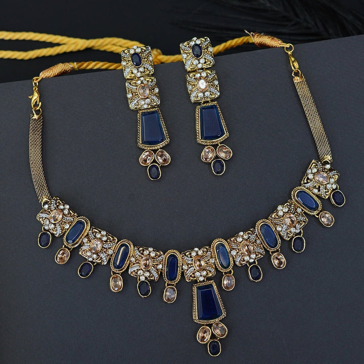 Egyptian Semi Precious Choker Set - RS ZEVARS