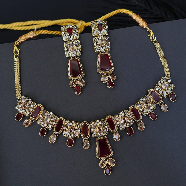 Egyptian Semi Precious Choker Set - RS ZEVARS