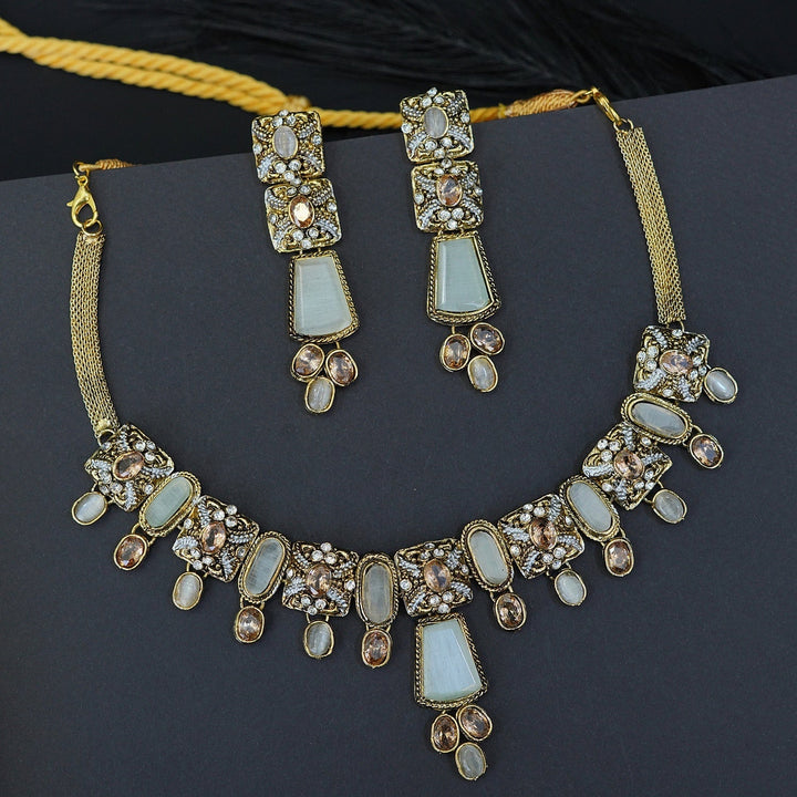 Egyptian Semi Precious Choker Set - RS ZEVARS