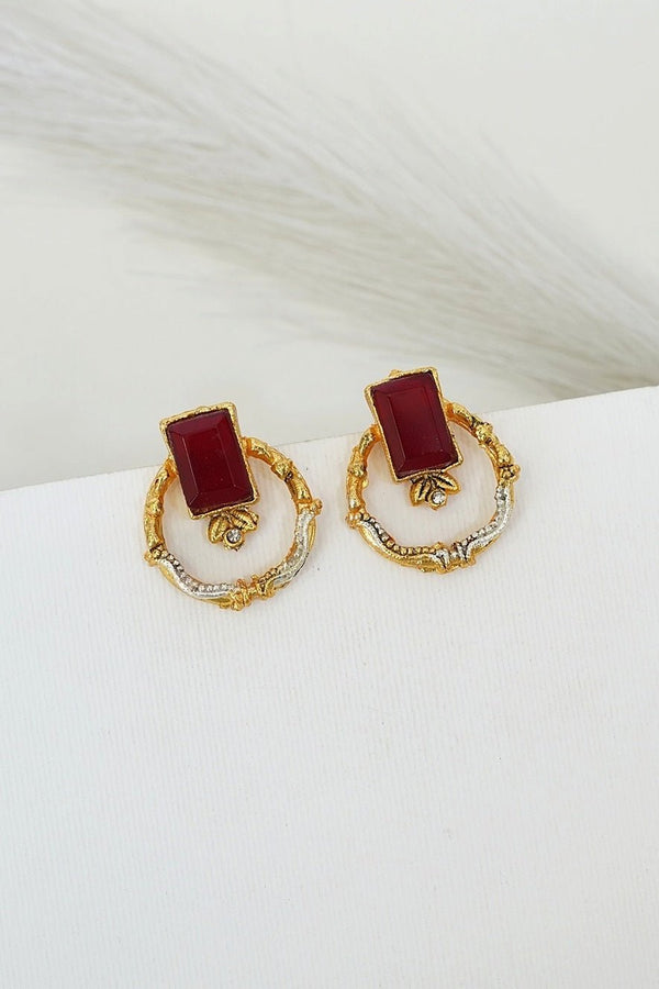Egyptian Small Studded Earrings - RS ZEVARS