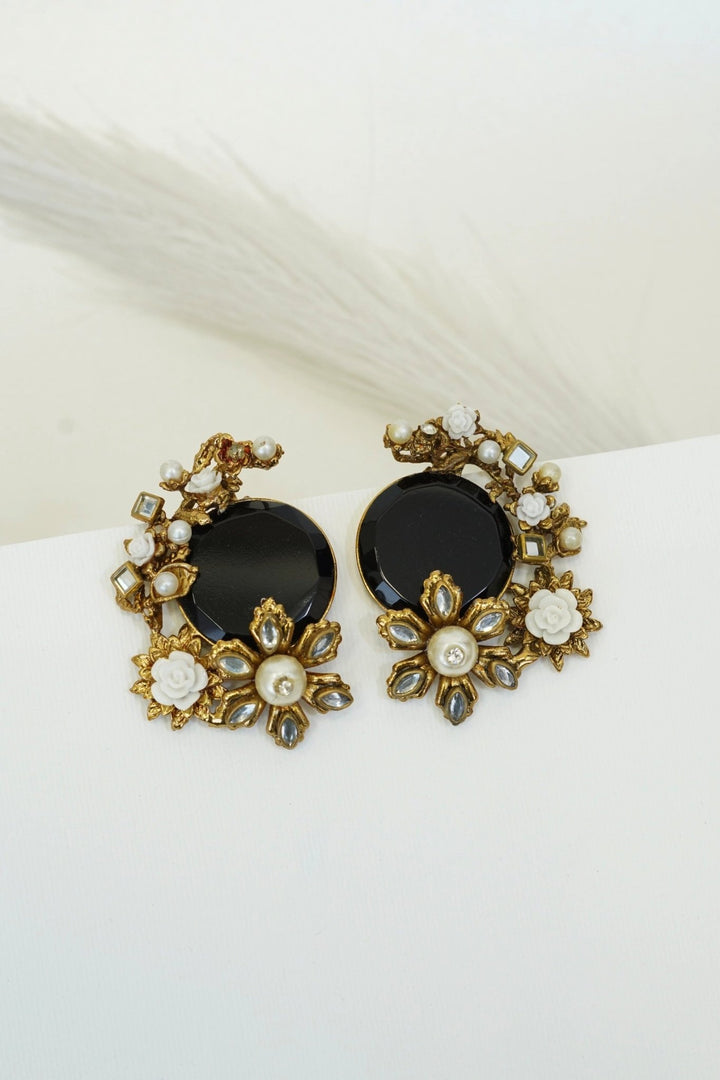 Egyptian Stone Handcrafting Studded Earrings - RS ZEVARS