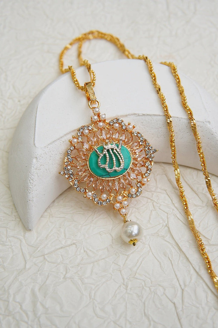 Egyptian Stone Islamic Pendant - RS ZEVARS