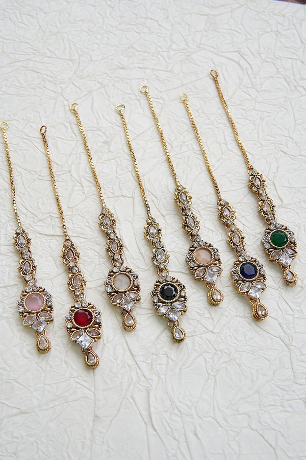 Egyptian Stones Round Tikka - RS ZEVARS