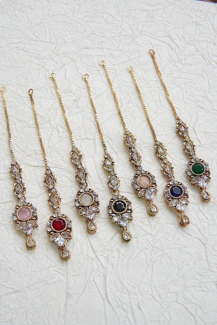 Egyptian Stones Round Tikka - RS ZEVARS