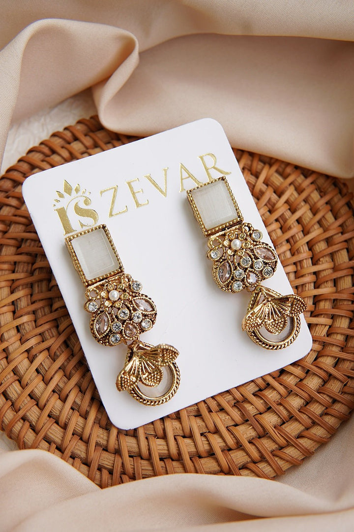Egyptian Zevar Designer Studded Earrings - RS ZEVARS
