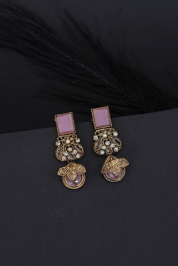 Egyptian Zevar Designer Studded Earrings - RS ZEVARS