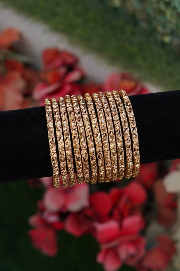 Elegant Antique Polish Bangles - RS ZEVARS