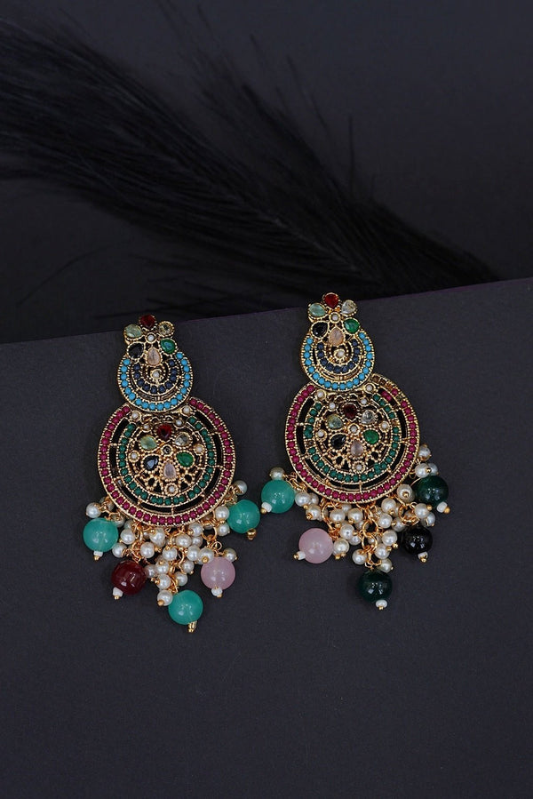 Eliya Bali Gems Earrings - RS ZEVARS