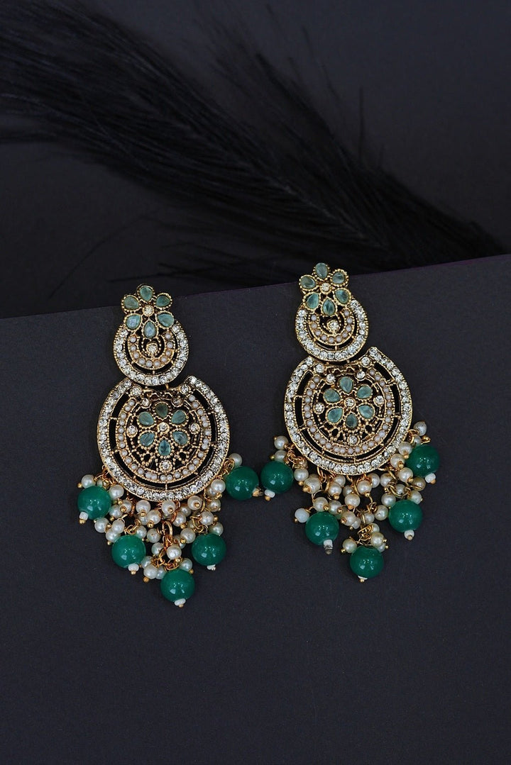 Eliya Bali Gems Earrings - RS ZEVARS