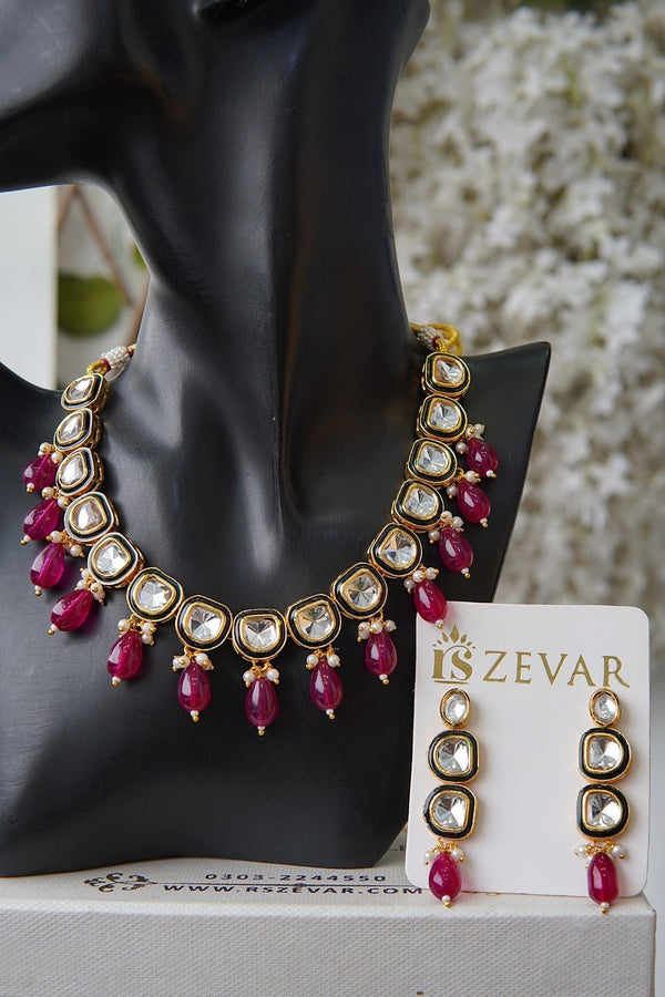 Eternal Blossom Kundan Meenakari - RS ZEVARS