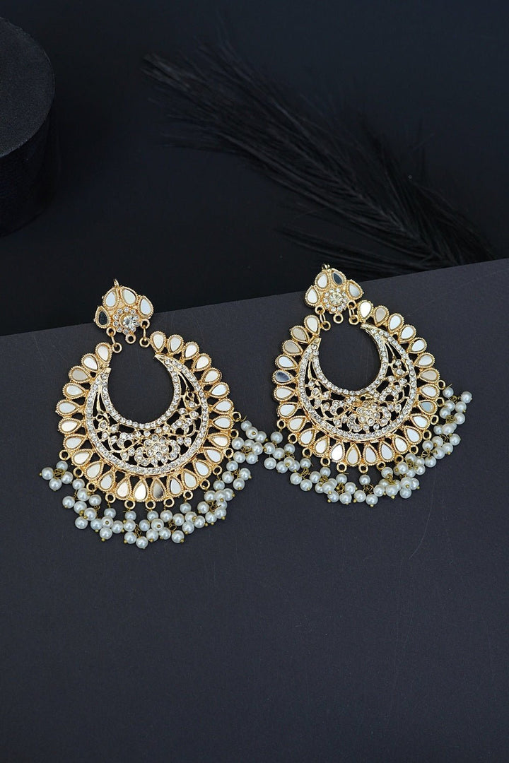 Extra Large Manjus Chand Bali Earrings - RS ZEVARS