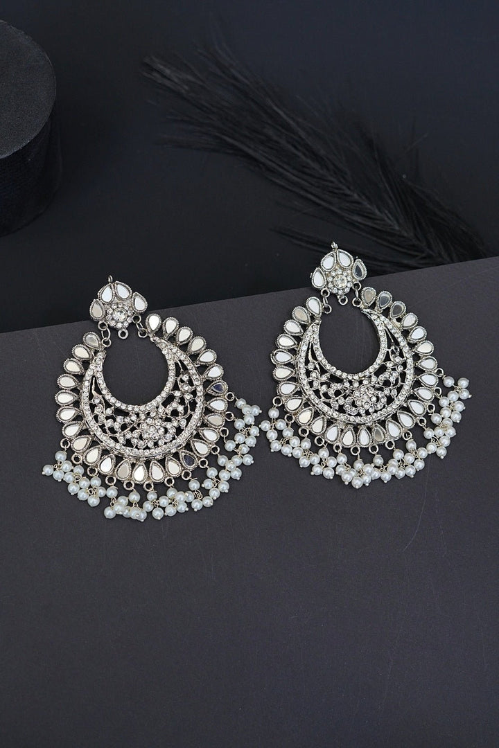 Extra Large Manjus Chand Bali Earrings - RS ZEVARS