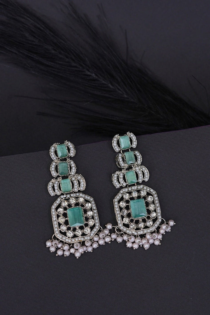 Flora Gemstones Earrings - RS ZEVARS