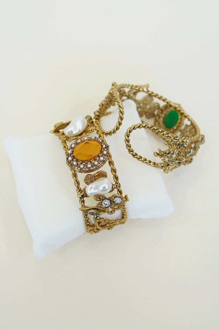 Gems Mother Pearl Antique Bracelet Kara - RS ZEVARS