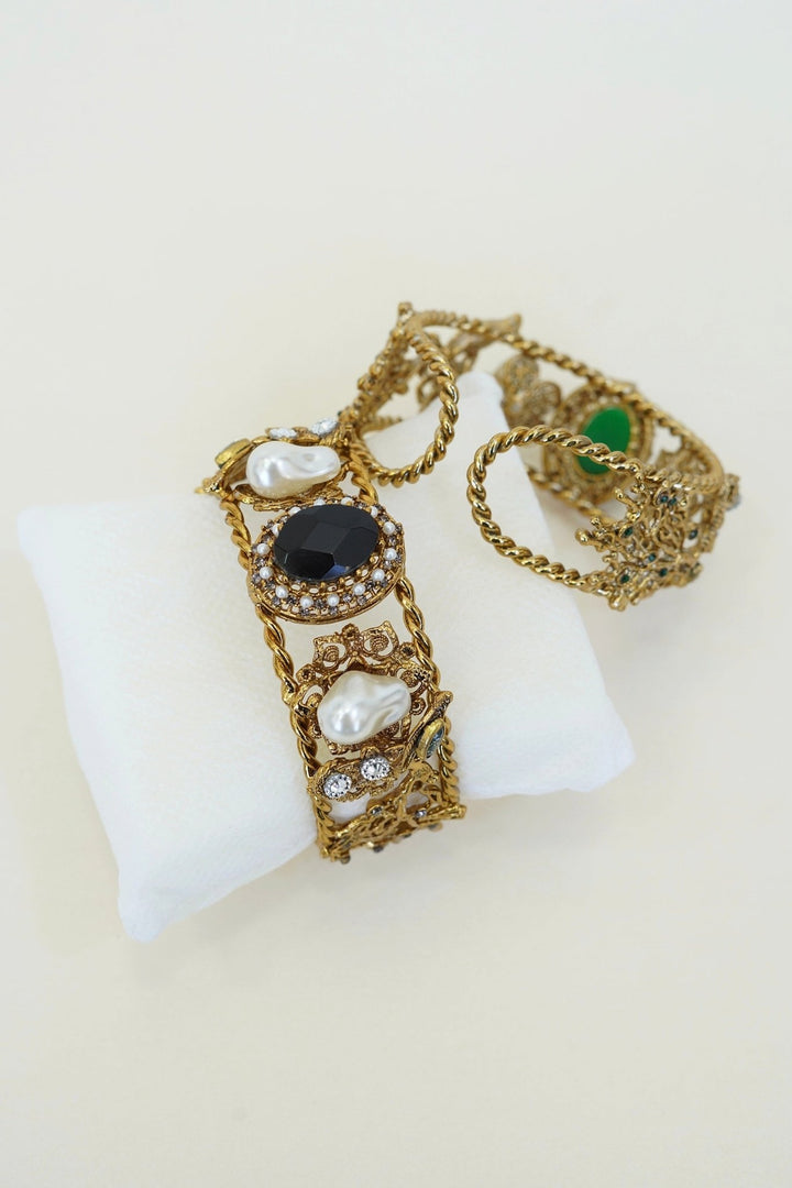 Gems Mother Pearl Antique Bracelet Kara - RS ZEVARS
