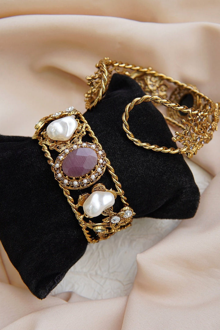 Gems Mother Pearl Antique Bracelet Kara - RS ZEVARS