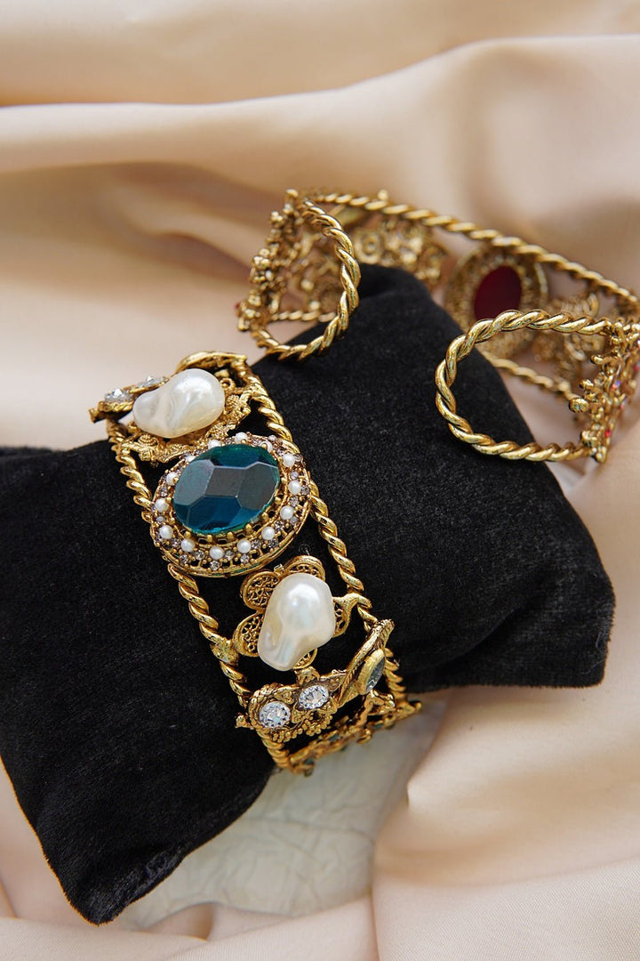 Gems Mother Pearl Antique Bracelet Kara - RS ZEVARS
