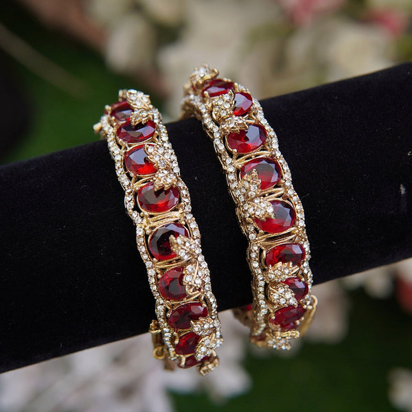 Gems Royal Radiance Bangles - RS ZEVARS