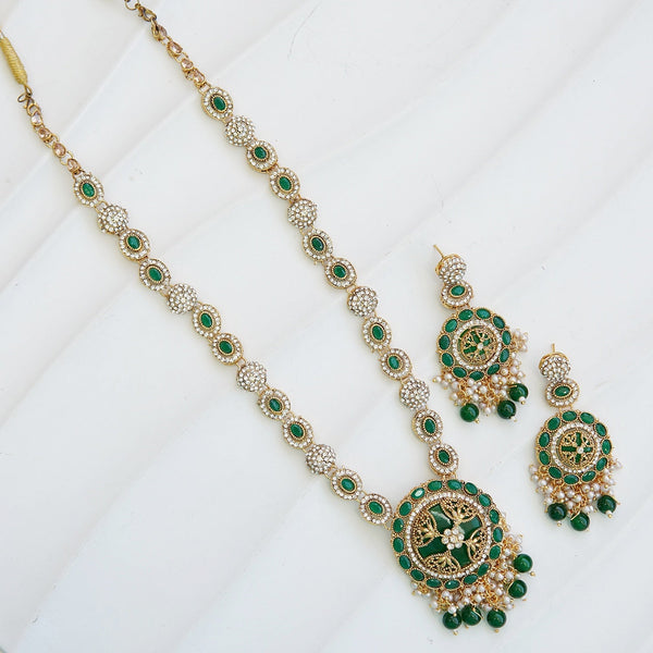 Gems & Stones Long Haar Set - RS ZEVARS