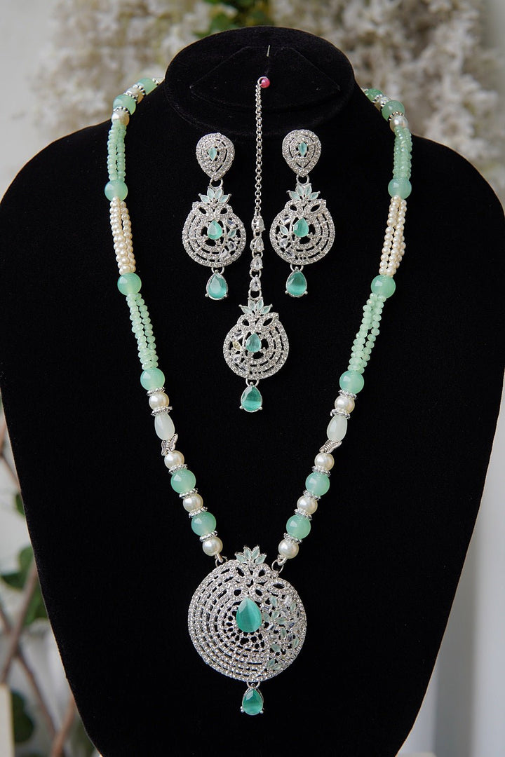 Gemstone Long Haar Set - RS ZEVARS