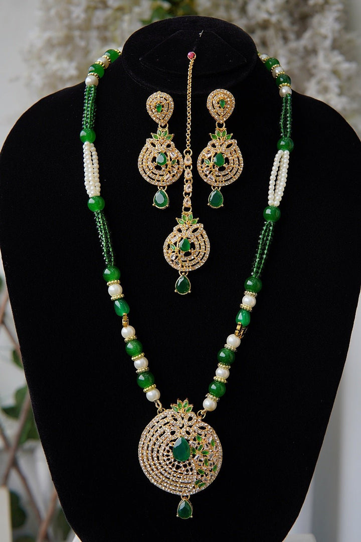 Gemstone Long Haar Set - RS ZEVARS