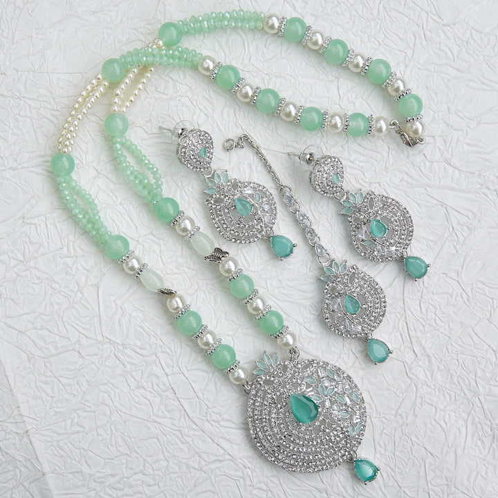 Gemstone Long Haar Set - RS ZEVARS