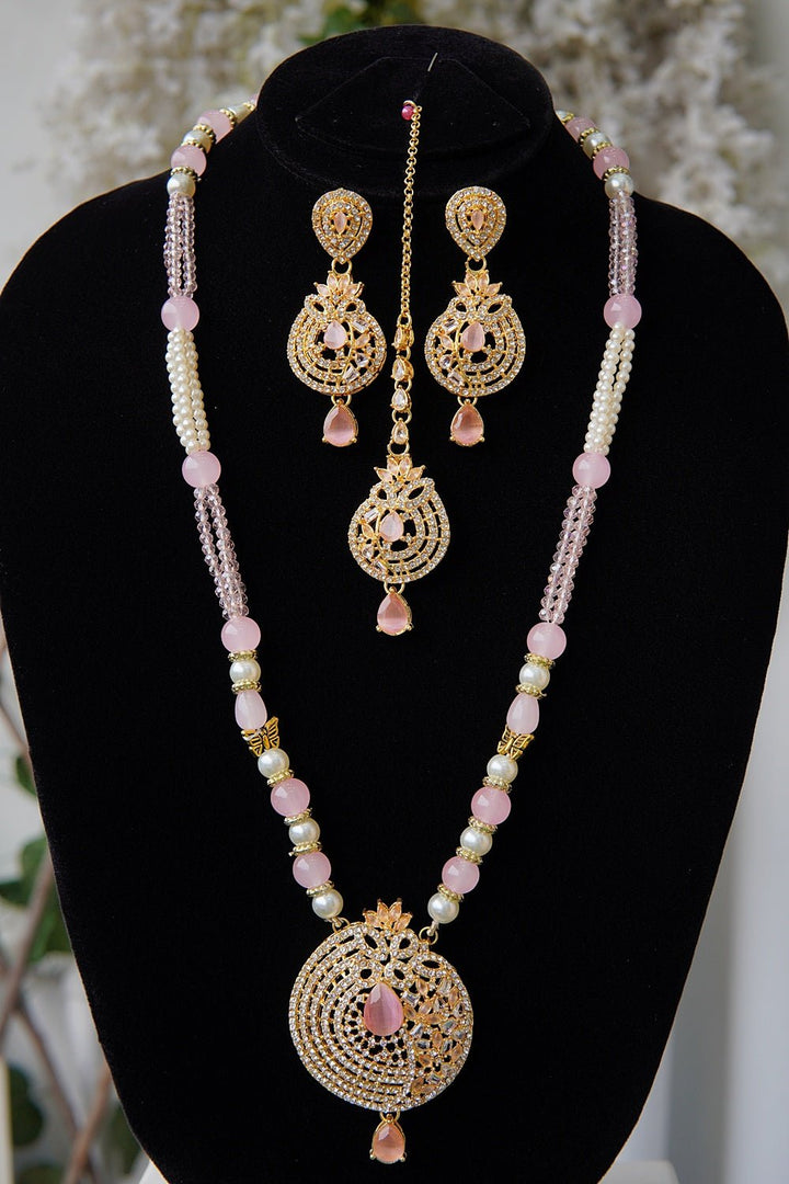 Gemstone Long Haar Set - RS ZEVARS