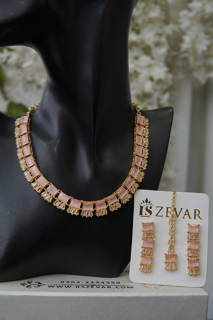 Gemstone Partywear Necklace Set - RS ZEVARS