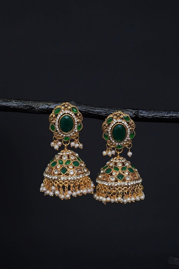 Gemstone Zirconia Jhumkey - RS ZEVARS