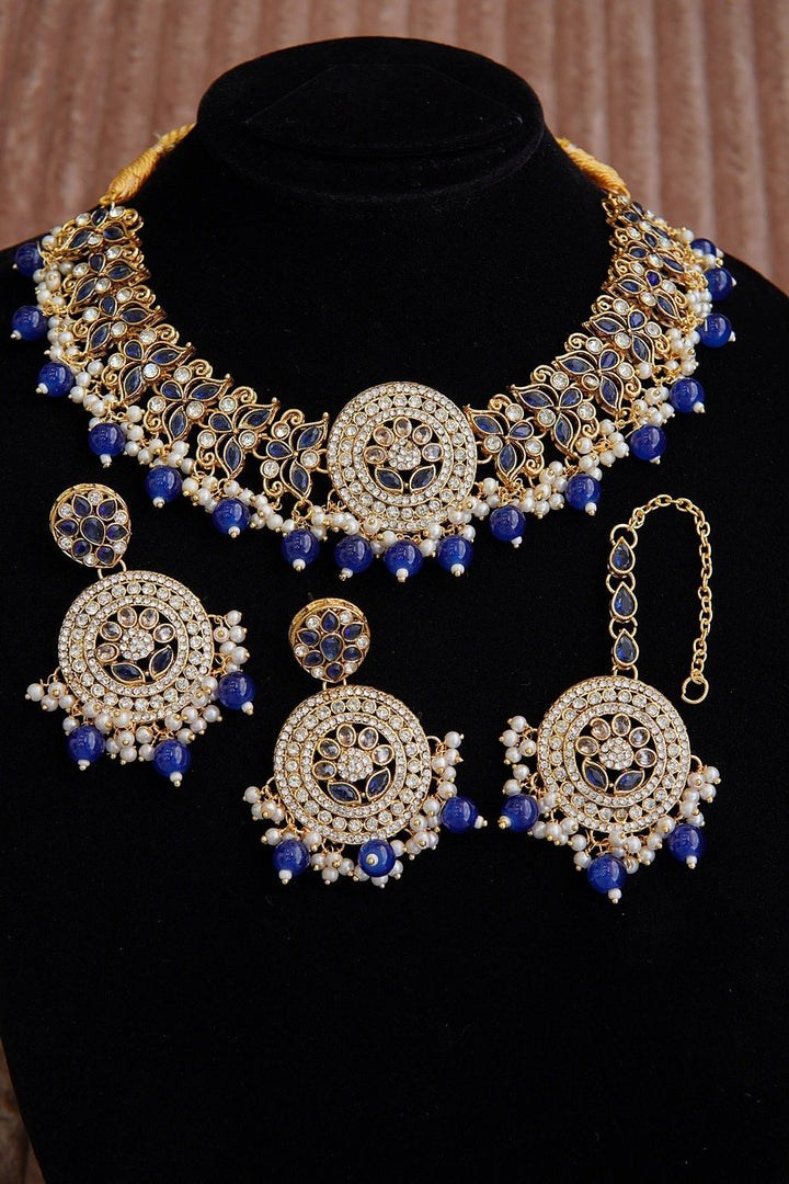 Gemstones Chick Patti Set - RS ZEVARS