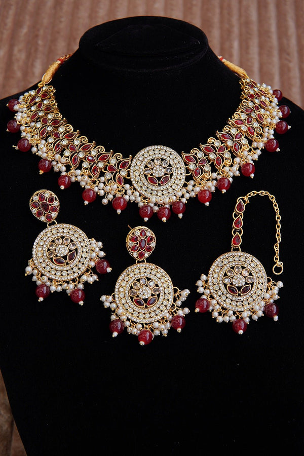 Gemstones Chick Patti Set - RS ZEVARS