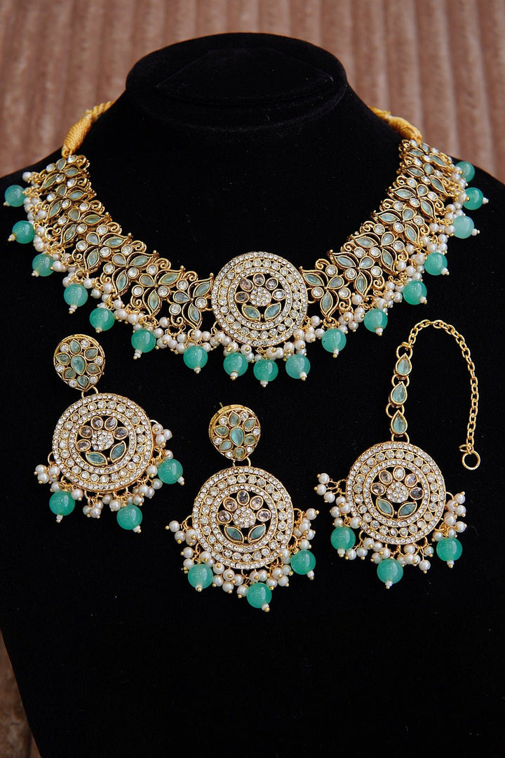 Gemstones Chick Patti Set - RS ZEVARS