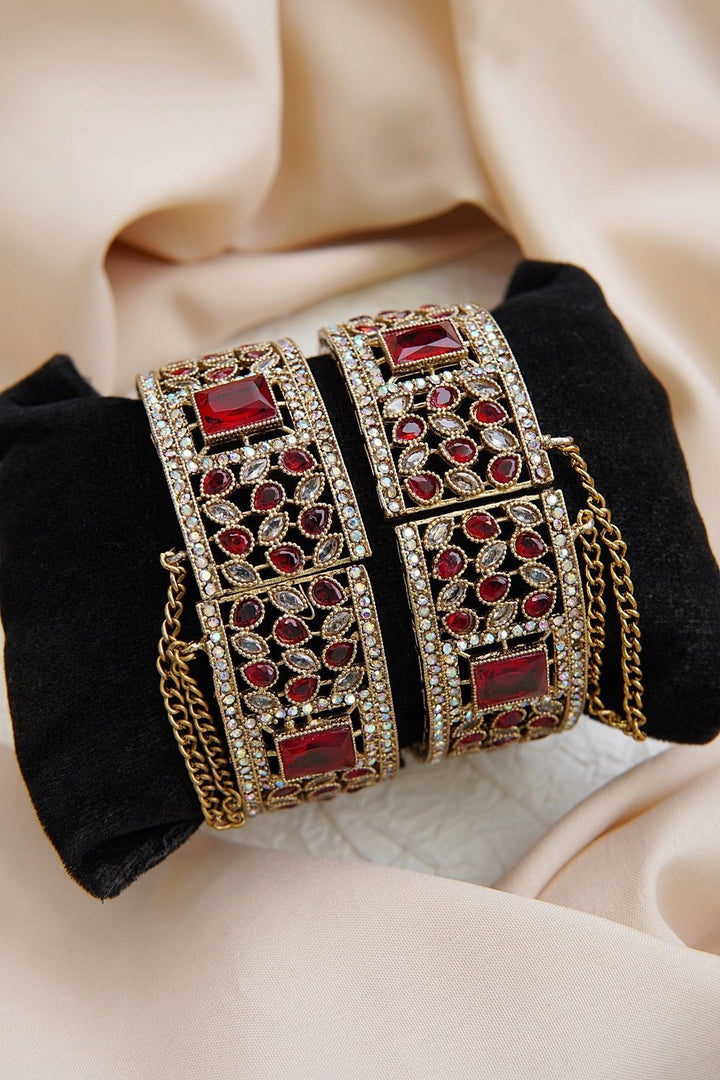 Glamorous Antique Tone Bridal Karay - RS ZEVARS